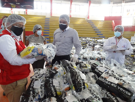 ENTREGAN MÁS DE 91 TONELADAS DE ALIMENTOS A MUNICIPALIDADES DE LURIGANCHO CHOSICA, ATE Y EL AGUSTINO