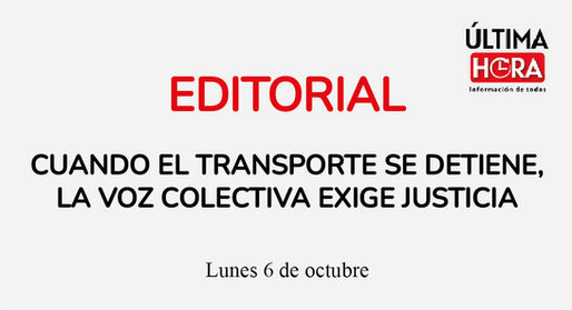 Cuando el transporte se detiene, la voz colectiva exige justicia
