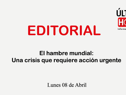 "El hambre mundial: una crisis que requiere acción urgente"