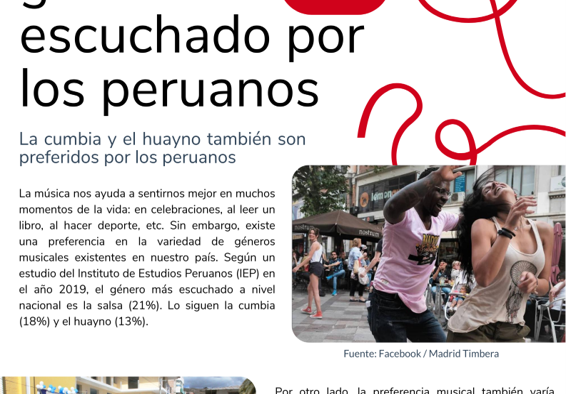 La salsa es el género más escuchado por los peruanos