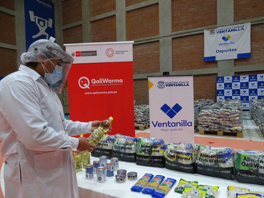 MUNICIPALIDADES DE VENTANILLA, VILLA MARÍA DEL TRIUNFO Y CHACLACAYO RECIBIRAN ALIMENTO