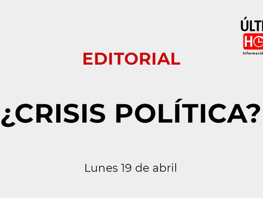 ¿CRISIS POLÍTICA?