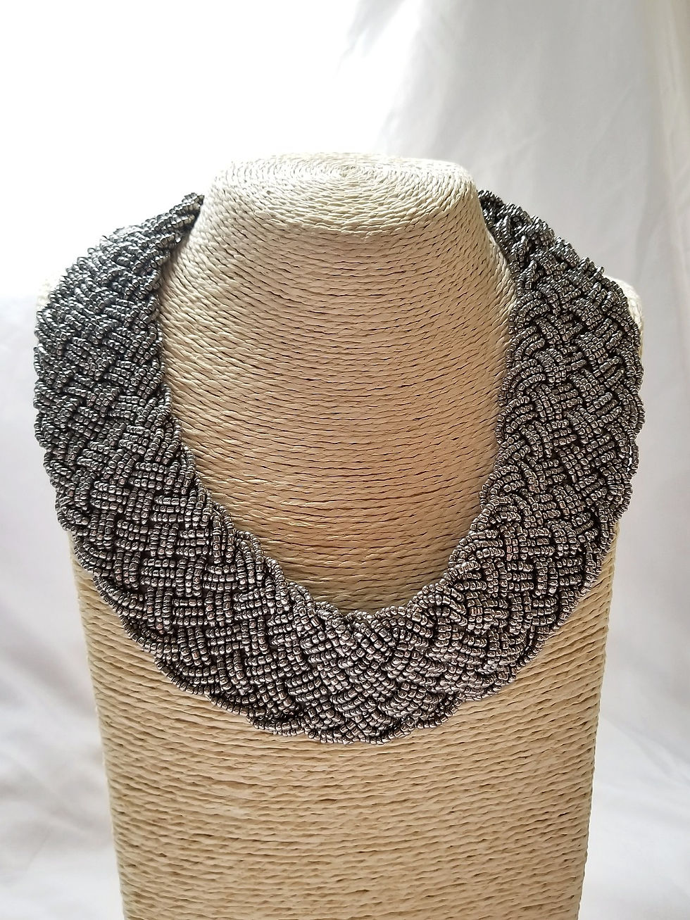 Thumbnail: Beaded Braided Necklace
