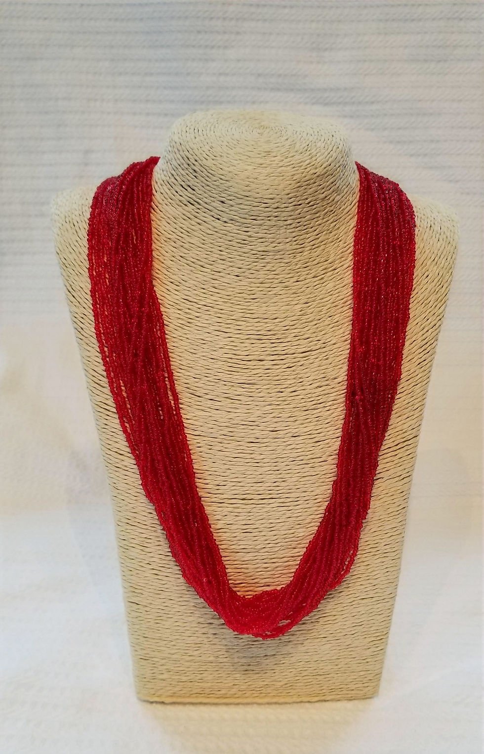 Thumbnail: Long Beaded Layered Necklace