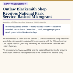 AAAM x AACRN - Grant Award Annoucement