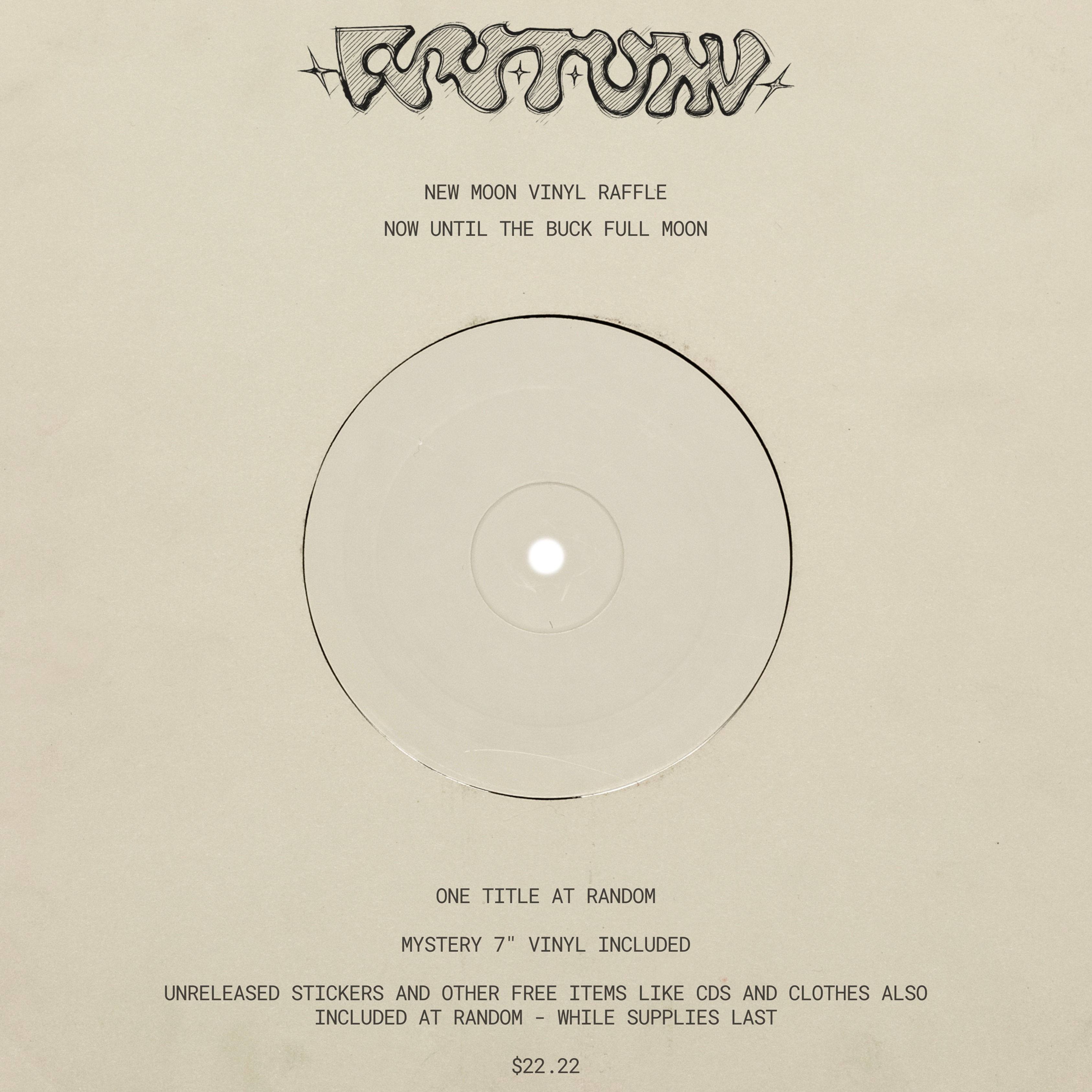 FVNTVNV Records Vinyl Raffle