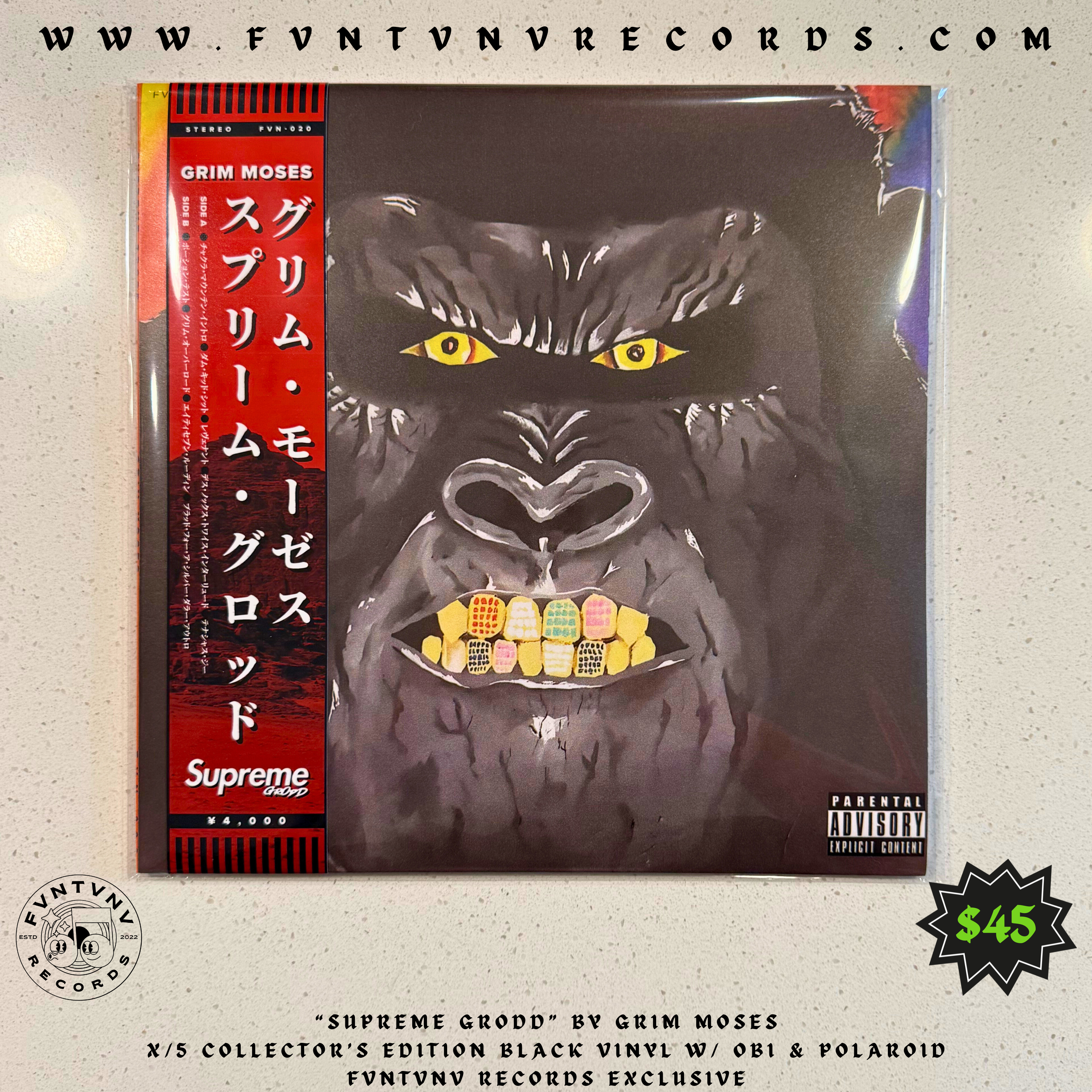 "Supreme Grodd" by Grim Moses - Collector's Edition Vinyl w/ OBI
