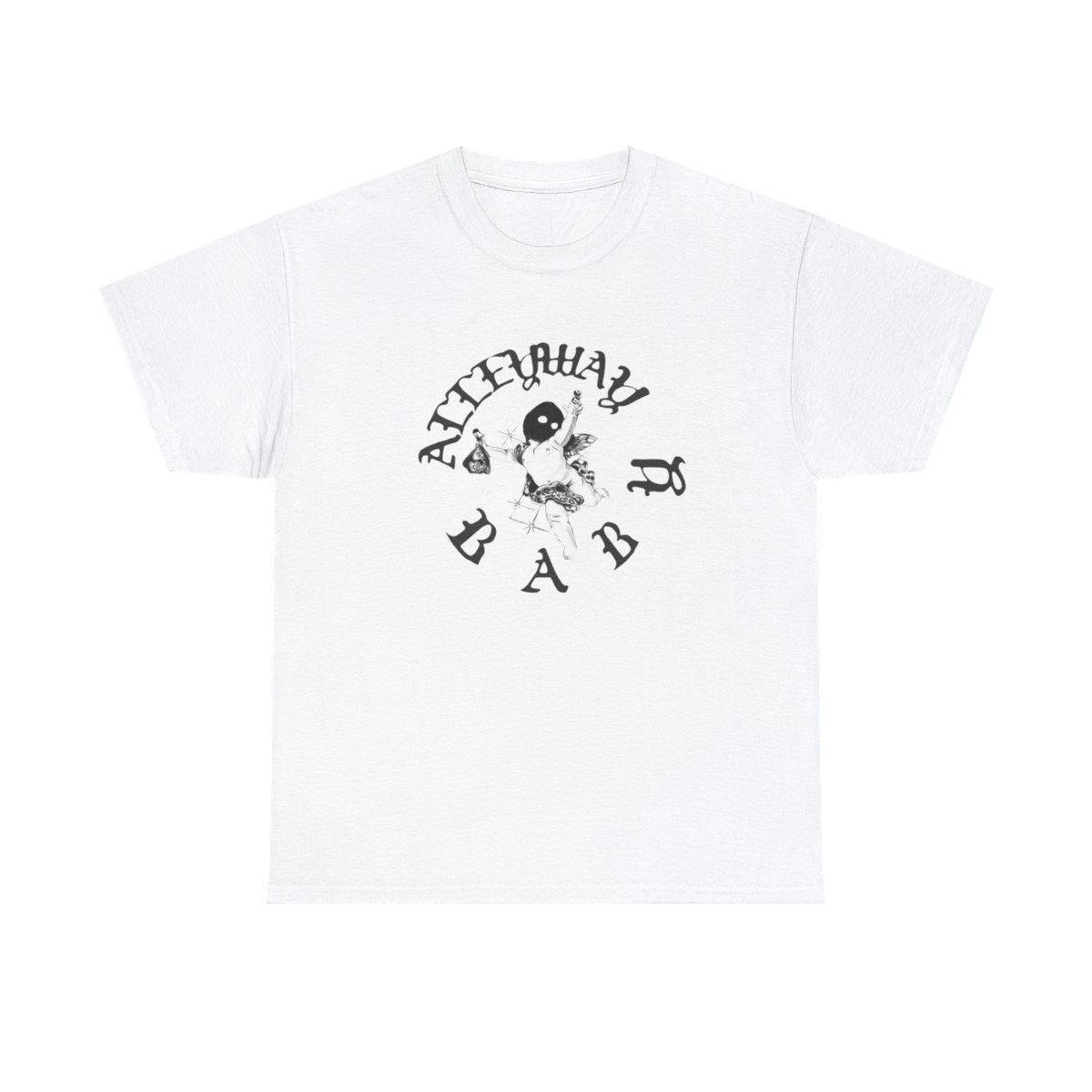 Alleyway Baby Logo Tee (White) - Gildan 