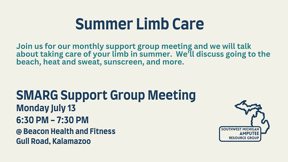 SMARG Monthly Support Group Meeting - July