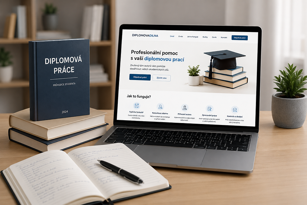 Jak objednat diplomovou práci od DiplomovaDilna?
