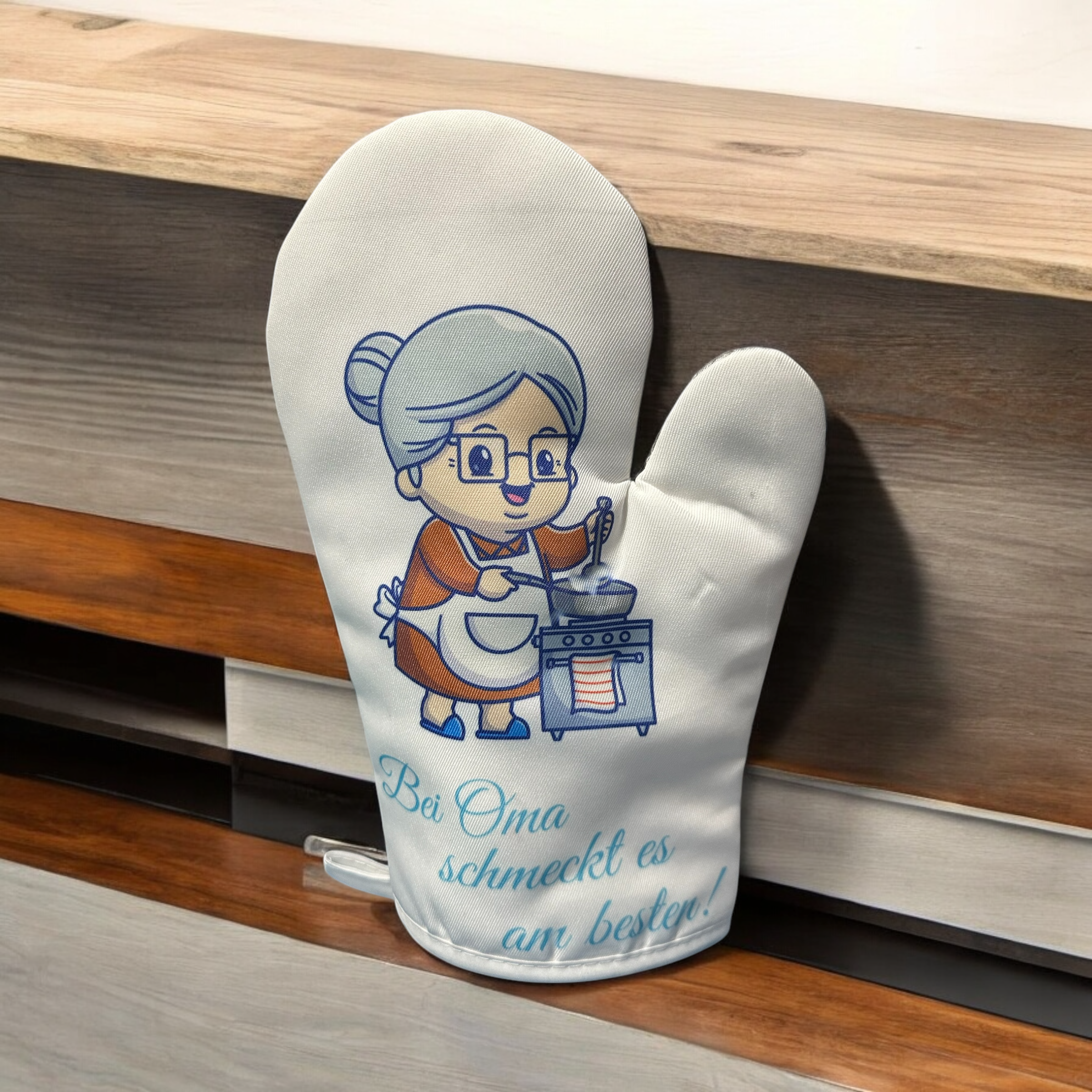 Kochhandschuh „Bei Oma schmeckt es am besten“