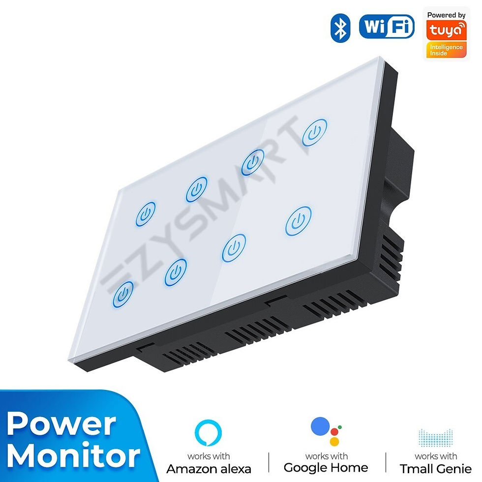 Thumbnail: EzySmart 8 Gang Smart WiFi Switch With Power Monitor