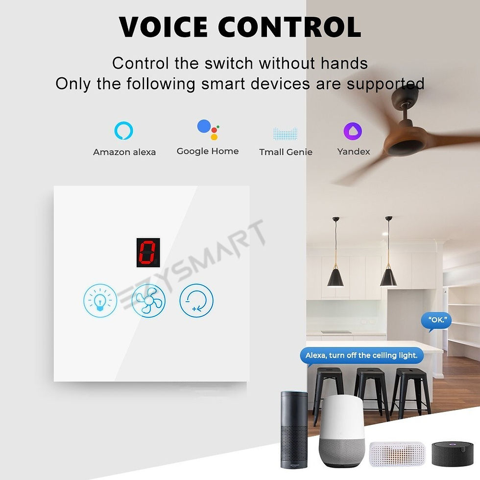 Thumbnail: EzySmart Smart WiFi Ceiling Fan Control Switch