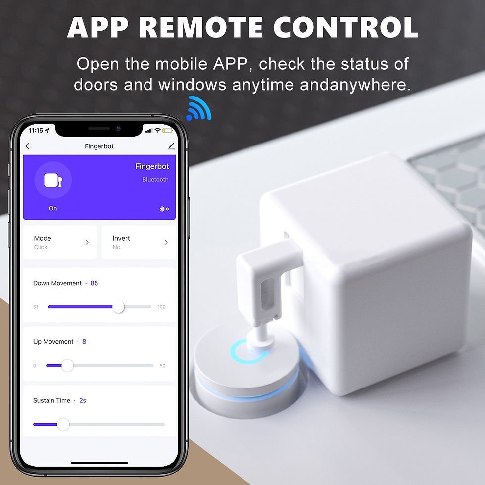 Thumbnail: EzySmart Bluetooth Finger Robot Switch Button Pusher