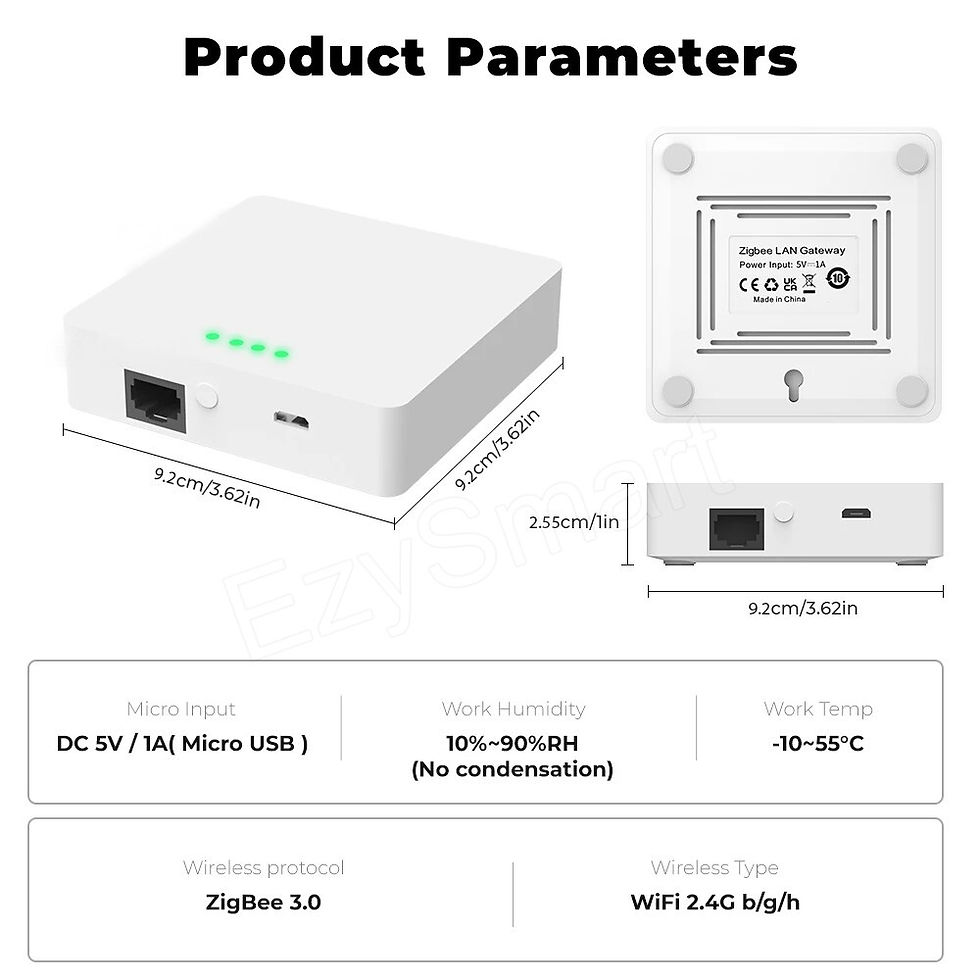 Thumbnail: EzySmart ZigBee Wired/Wireless Gateway Hub
