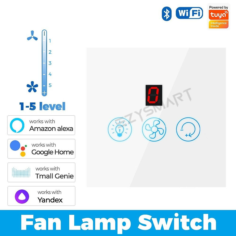 Thumbnail: EzySmart Smart WiFi Ceiling Fan Control Switch