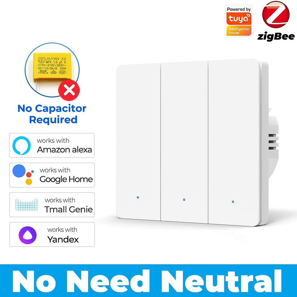Thumbnail: EzySmart Zigbee Smart Switch (Full Cover)(White)