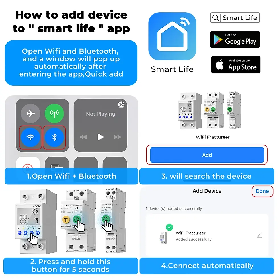 Thumbnail: EzySmart 40A WiFi Smart Meter Type C