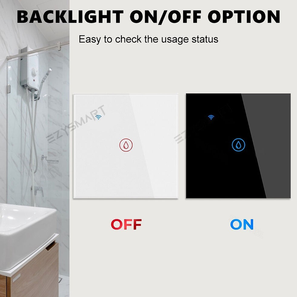 Thumbnail: EzySmart 20A 40A Smart Touch Screen WiFi High Power Switch