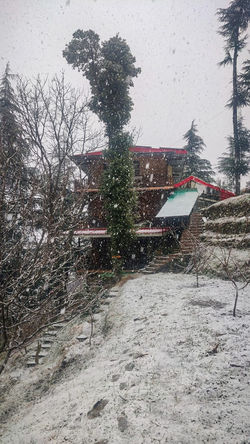 Royal Swiss Cottage in snow
