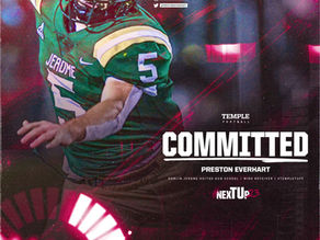 NJ Football Hun '23 Preston Everhart Commits to Temple After Standout Year in Ohio