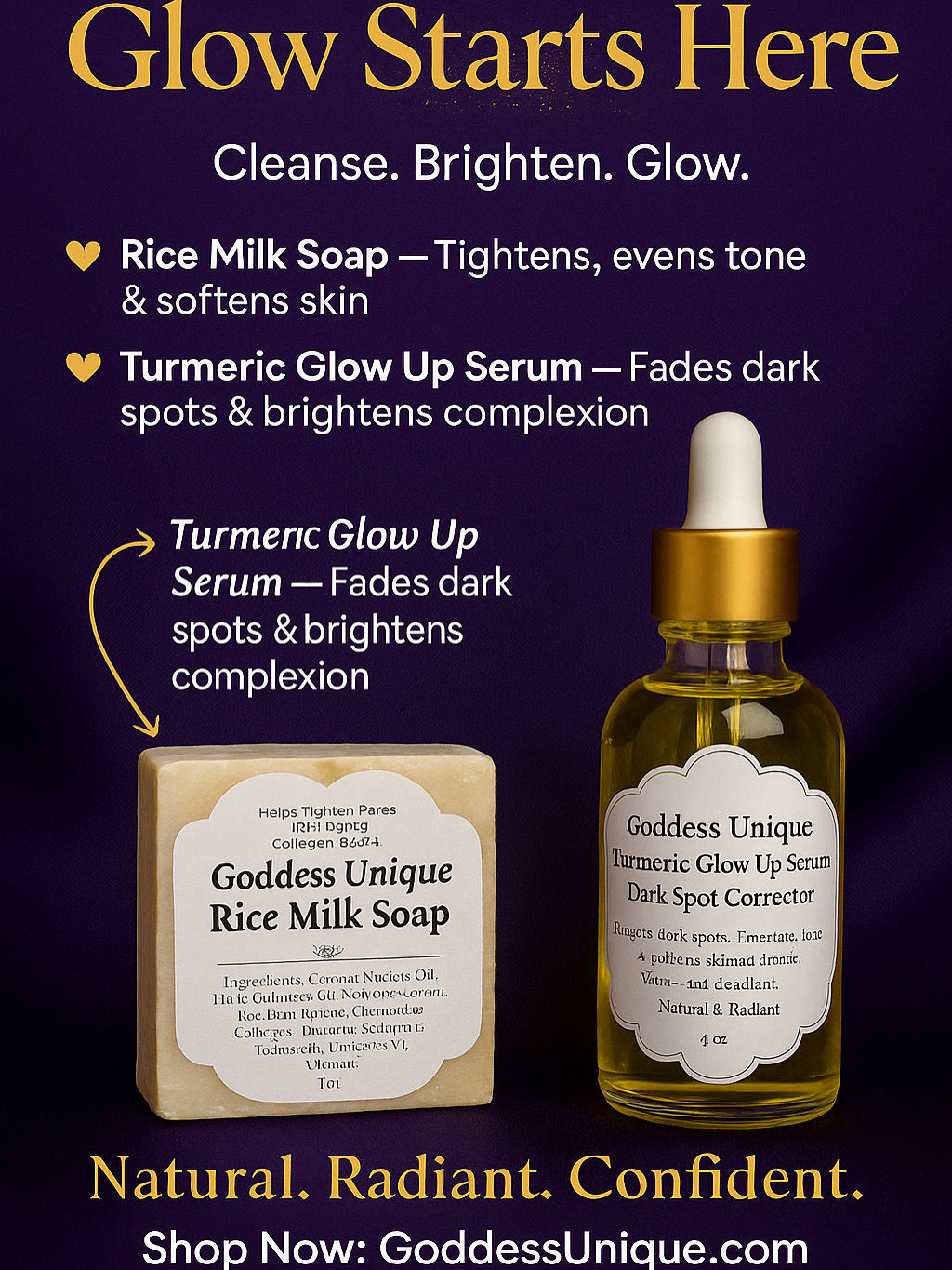 ✨ Goddess Unique Glow Duo