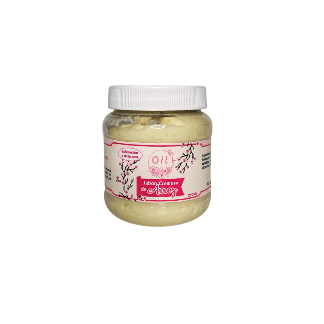 JABÓN CREMOSO DE ARROZ ( exfoliante )