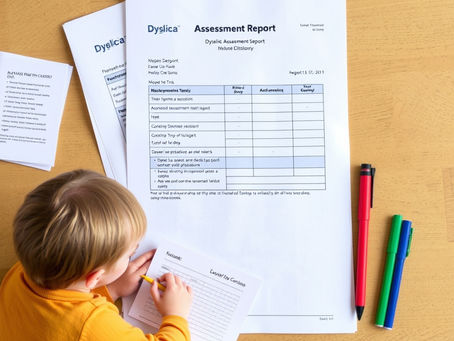 Understanding a dyslexia assessment report