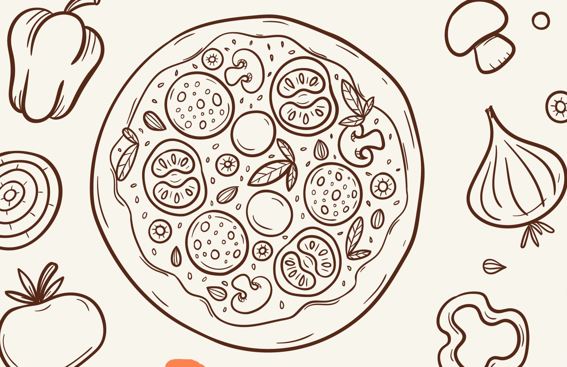 Arranged Food and Objects