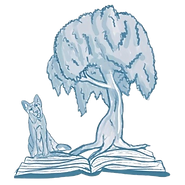 The logo for Archimedes Educational Services LLC features our mascot, a German Shepherd sitting on a book under a tree.