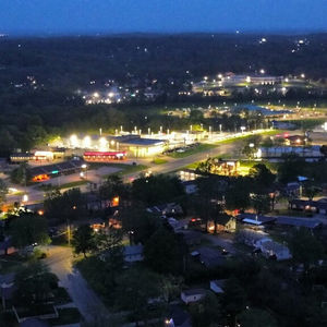 Nighttime Aerial Views