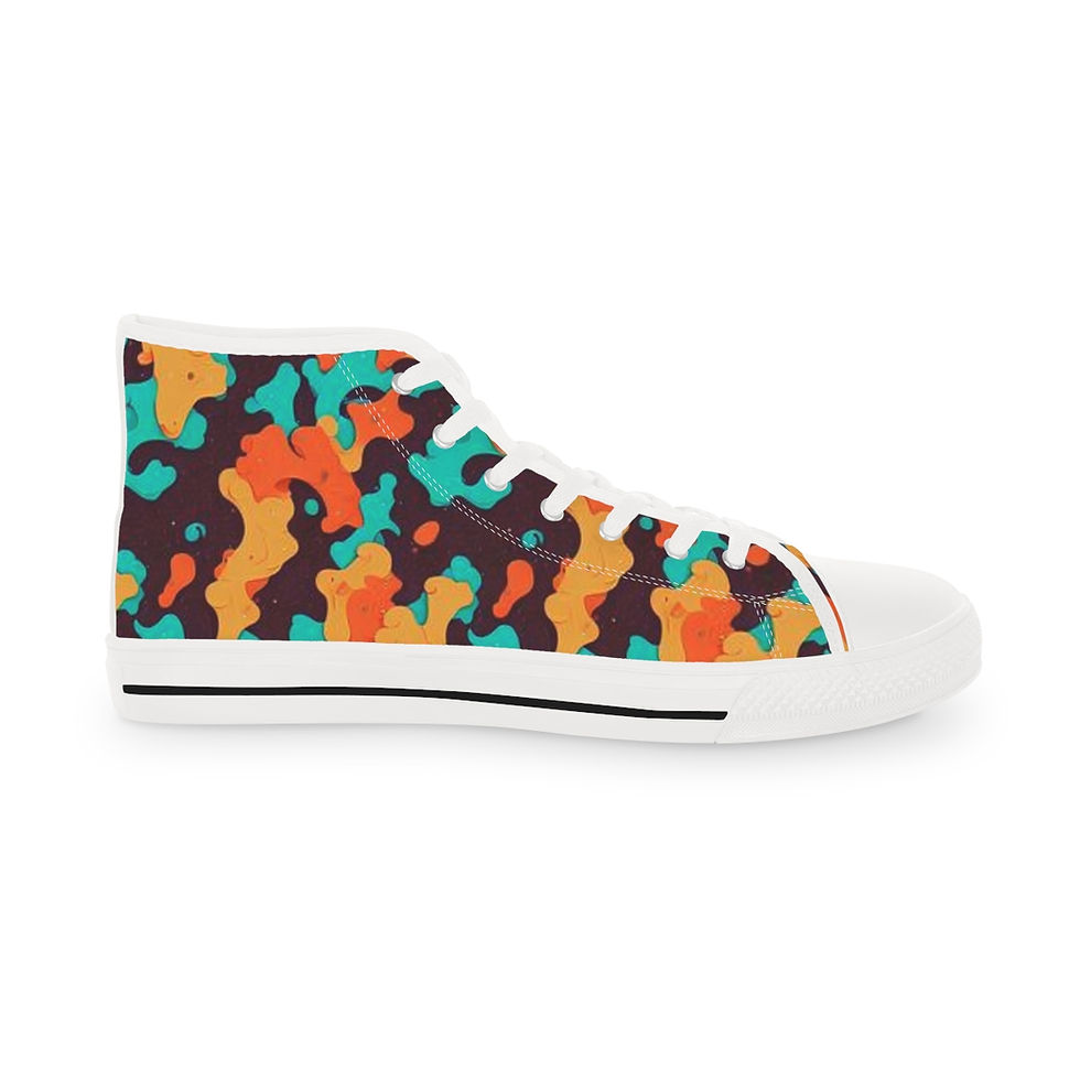 Thumbnail: Oil Paint Canvas Sneakers