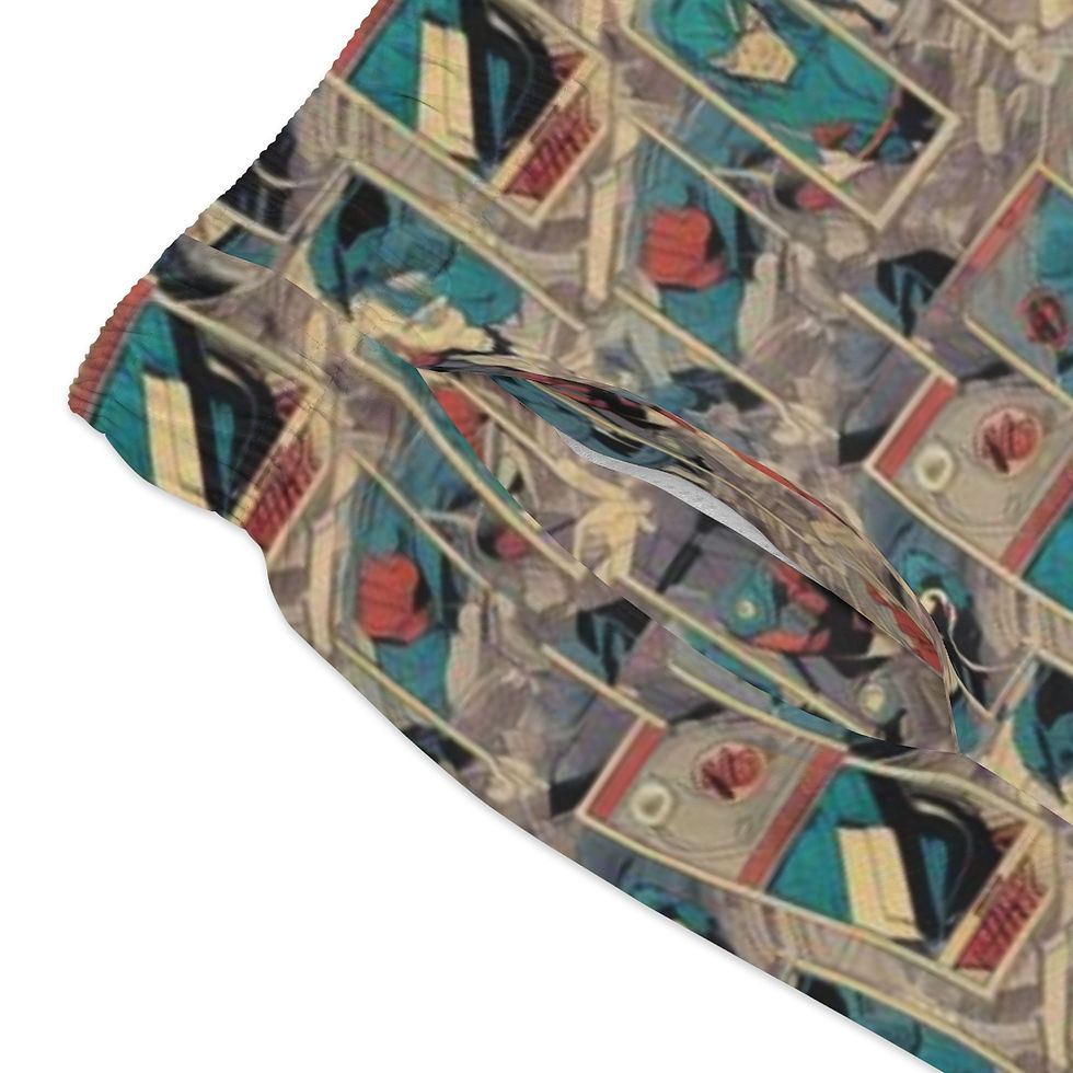 Thumbnail: Comic Book Superheroes Swim Trunks