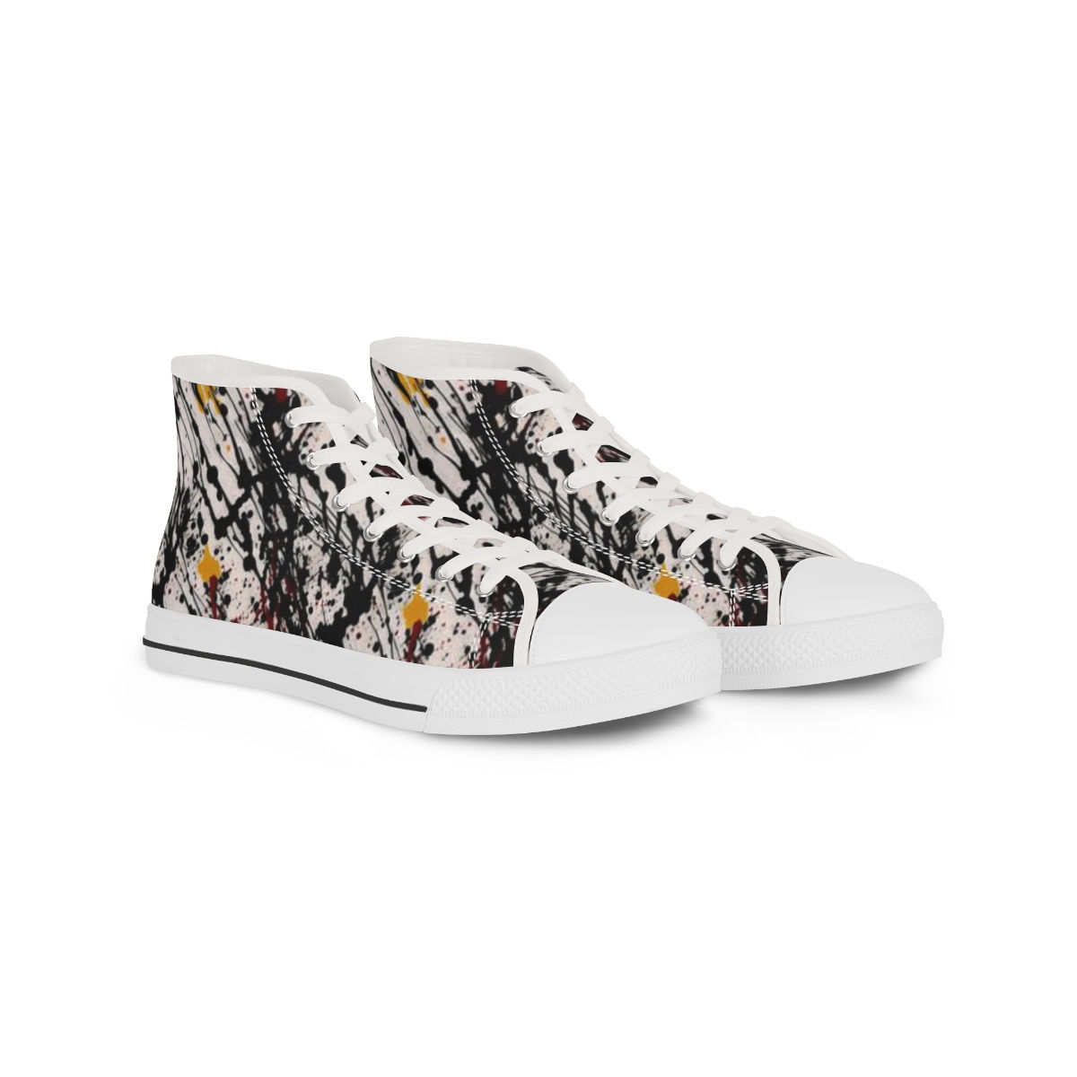Pollock Impressionist Art Canvas Sneakers