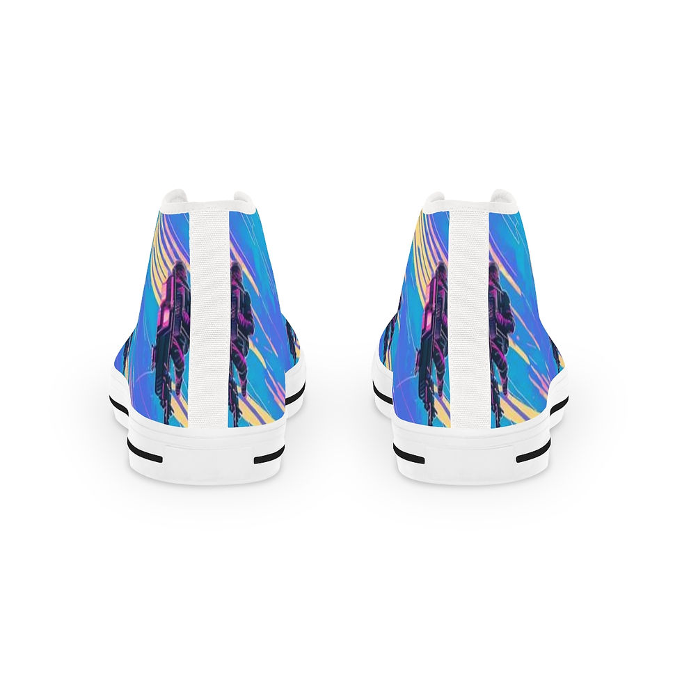Thumbnail: 90s Retro Scifi Jetpack Canvas Sneakers