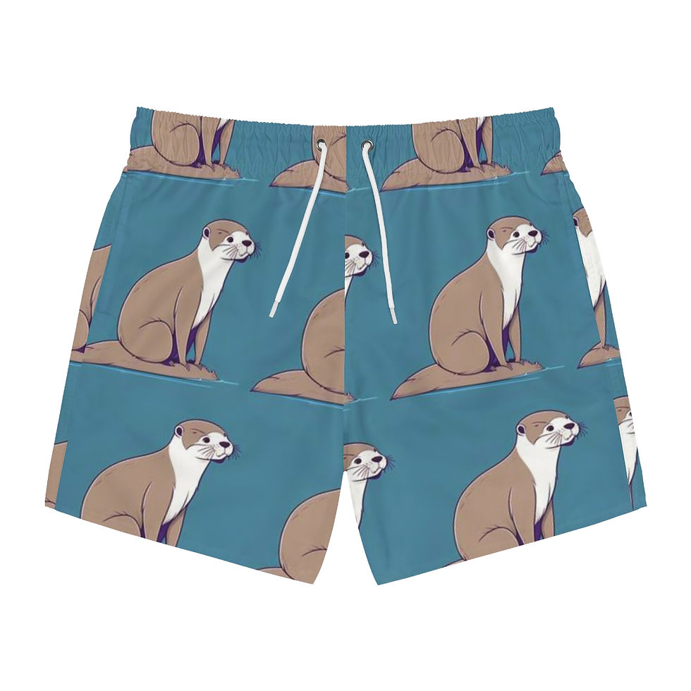 Thumbnail: Cute River Otter Animals Swim Trunks