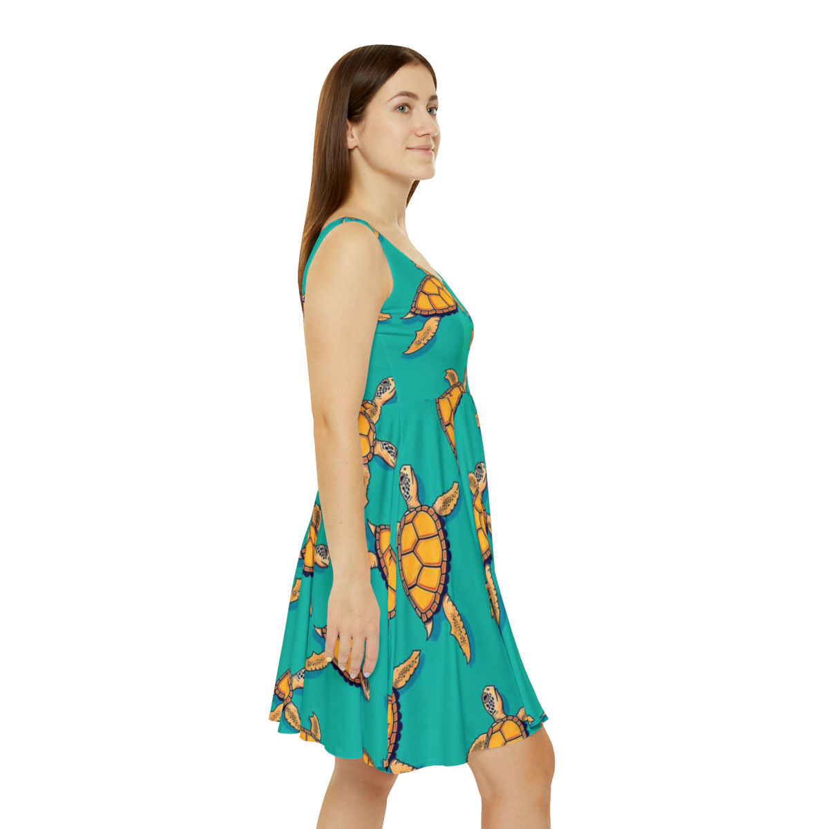 Swimming Sea Turtle Animals Dress