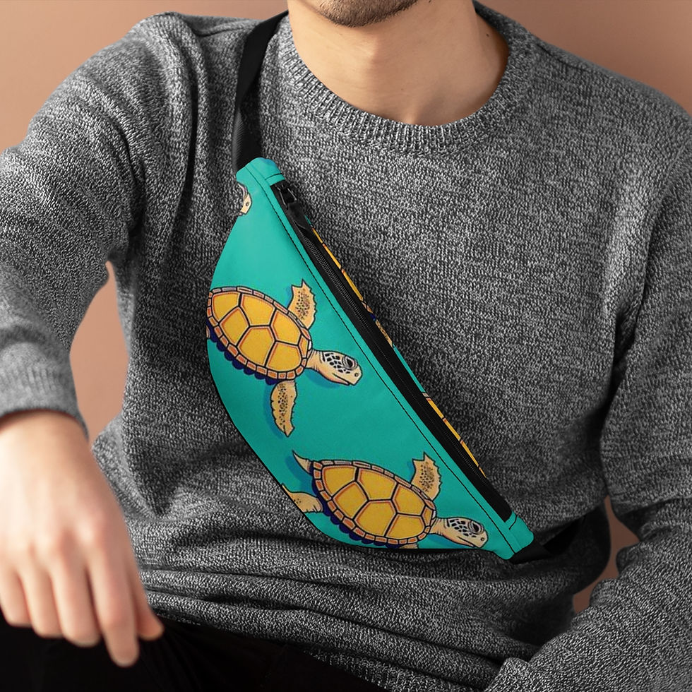 Thumbnail: Swimming Sea Turtle Animals Fanny Pack