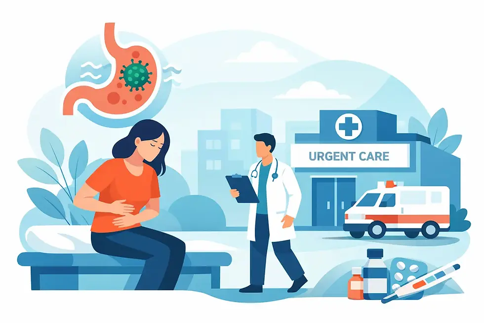 When Urgent Care for a Stomach Bug Is Right