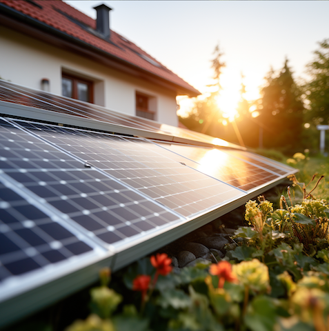 Paneles solares VIVIENDA SUSTENTABLE