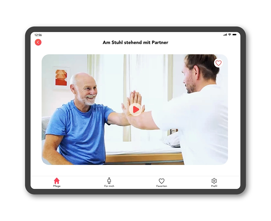 ichpflege App für pflegende Angehörige verfügbar auf Smartphone sowie Tablet.