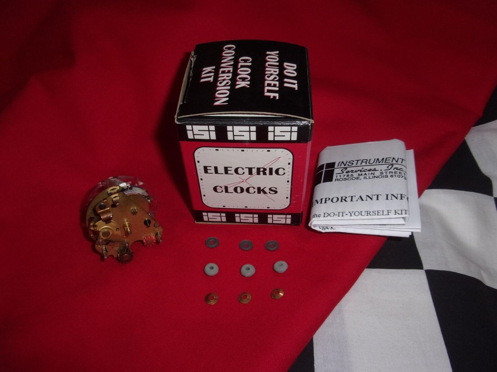 CLOCK REPAIR KIT THIS IS A NEW ORIGINAL ELECTRO-MECHANICAL MOVEMENT 104-10/12B