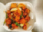 Deep fried tofu w. special Sauce