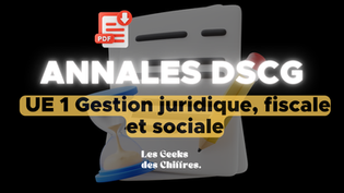 Annales DSCG UE 1 : sujets PDF 2016-2025 (+ réforme 2027)