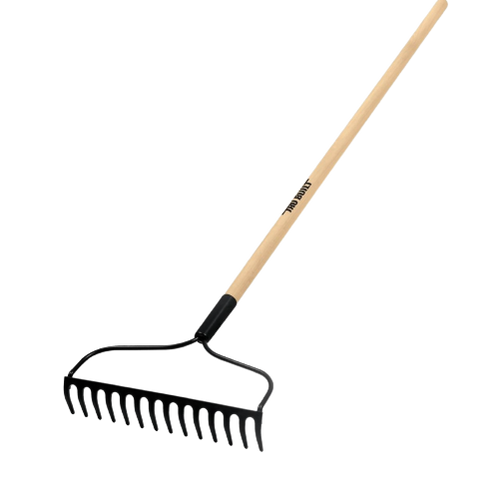 Black Metal Rake- Tru Built | Mother Earths Agway