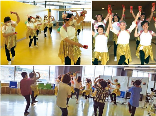 よさこいソーラン鳴子踊り（チアフルズ）