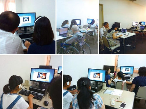 NPO法人　地域生活ネット　ゆっくりっくかわちながの　字幕サークル