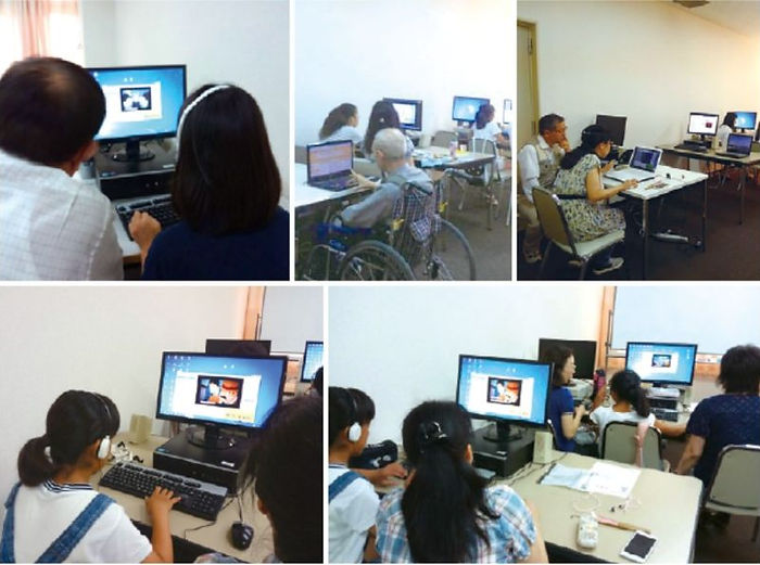 NPO法人　地域生活ネット　ゆっくりっくかわちながの　字幕サークル