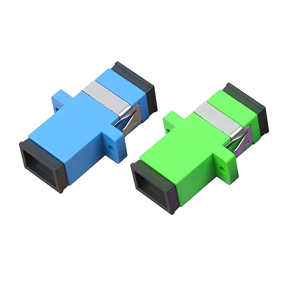 Adaptador de conector de fibra optica, SC / UPC - SC/APC