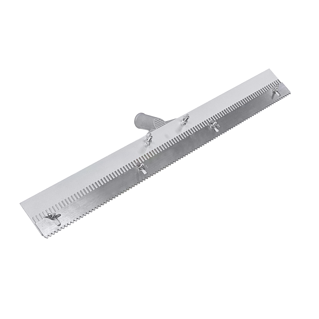 Metal Notched Trowel - 600mm